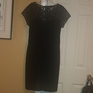 Black Dress w,beautiful embroidered details